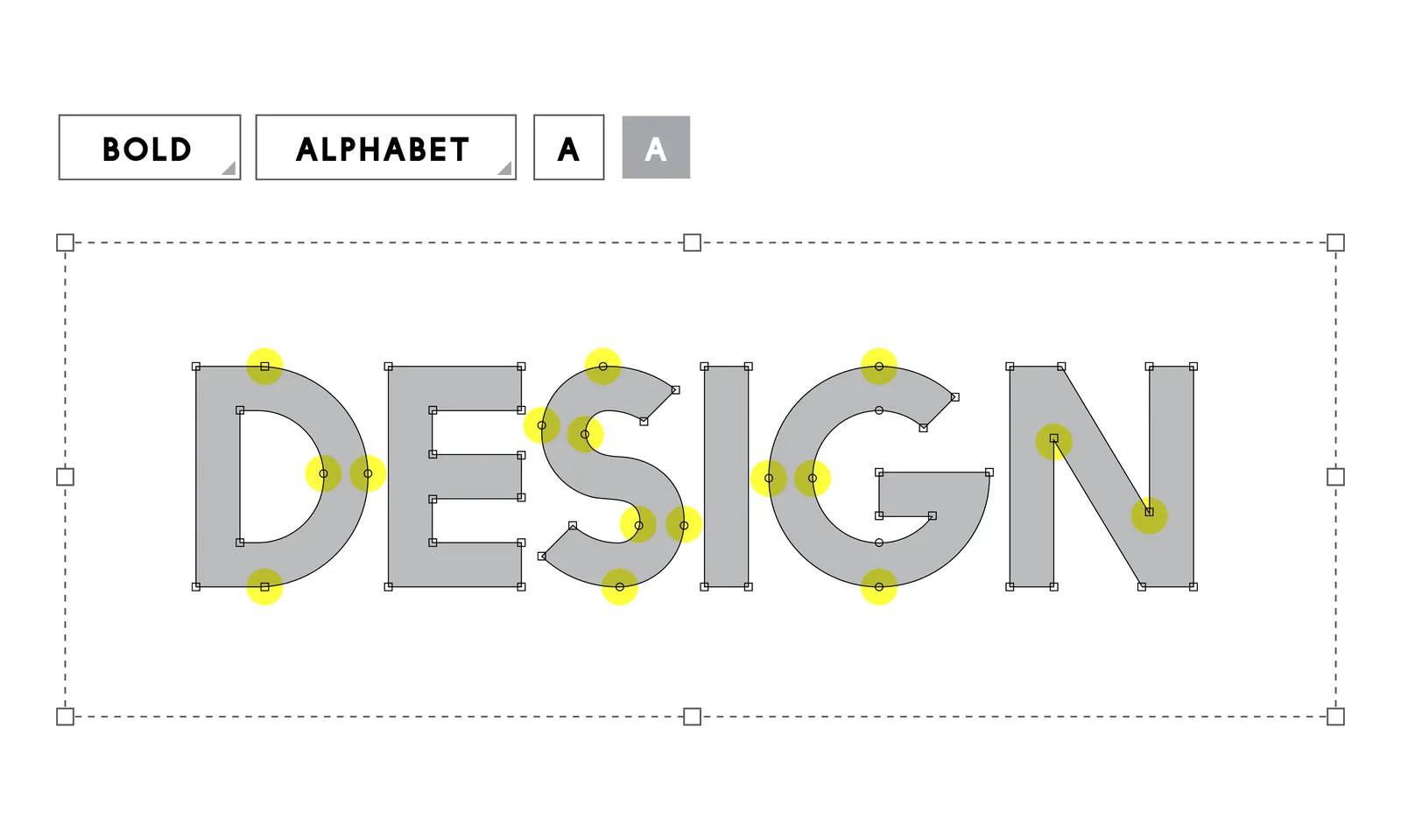 Exemple de traitement typographique et de lisibilité