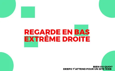 Exemple de hiérarchie visuelle entre titres et textes