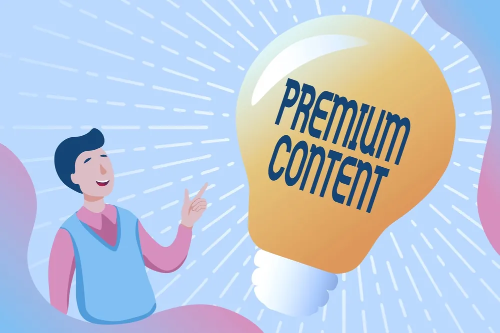Illustration des contenus accessibles par abonnement